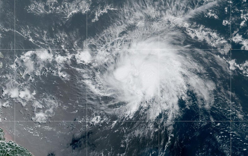 Report Warm Atlantic Fuels an Strange Tropical Storm